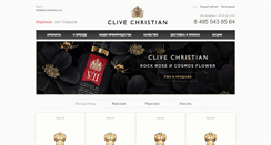 Desktop Screenshot of clive-christian.com